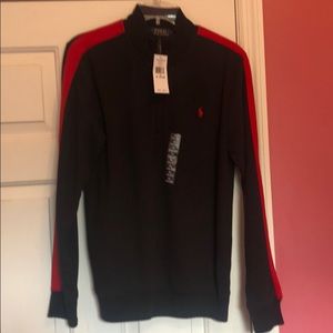 polo quarter zip pullover